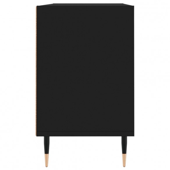 Meuble TV noir 103,5x30x50 cm bois d'ingénierie