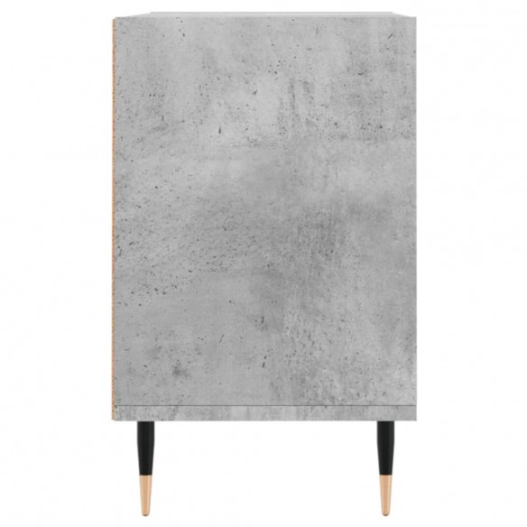 Meuble TV gris béton 69,5x30x50 cm bois d'ingénierie