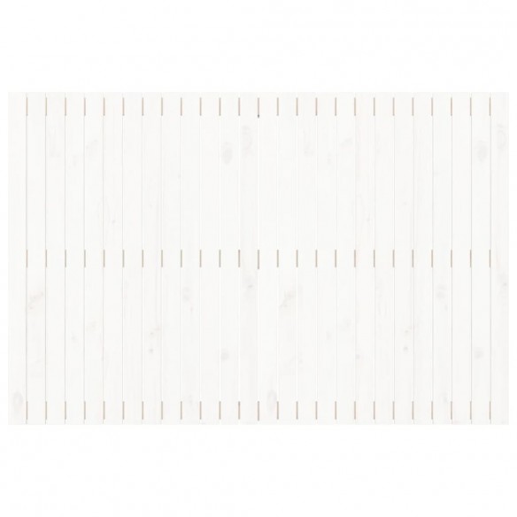 Tête de lit murale Blanc 166x3x110 cm Bois massif de pin