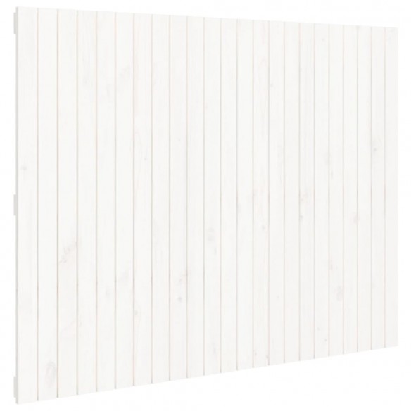 Tête de lit murale Blanc 146,5x3x110 cm Bois massif de pin