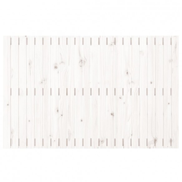 Tête de lit murale Blanc 140x3x90 cm Bois massif de pin