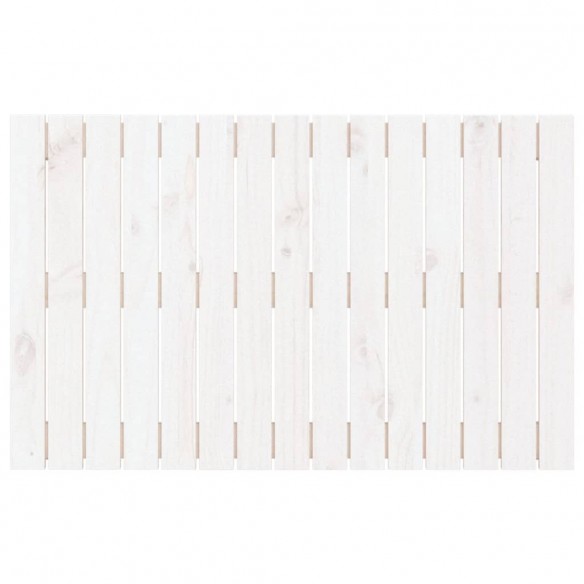 Tête de lit murale Blanc 95,5x3x60 cm Bois massif de pin