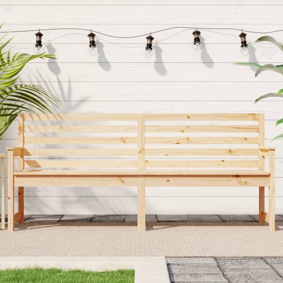 Banc de jardin 203,5x48x91,5 cm bois massif de pin