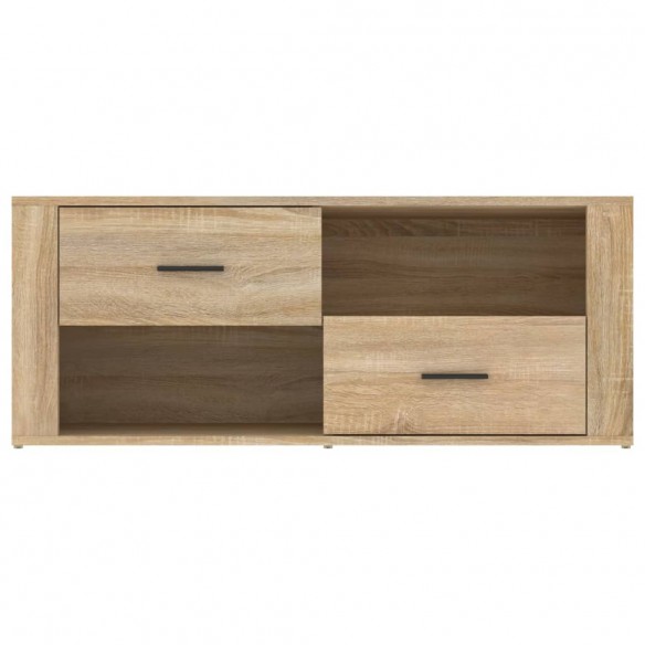 Meuble TV Chêne sonoma 100x35x40 cm Bois d'ingénierie