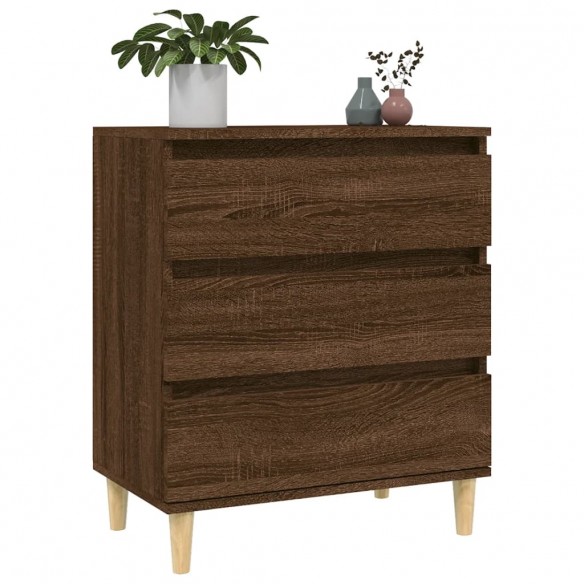 Buffet Chêne marron 60x35x70 cm Bois d'ingénierie