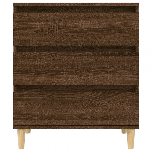 Buffet Chêne marron 60x35x70 cm Bois d'ingénierie