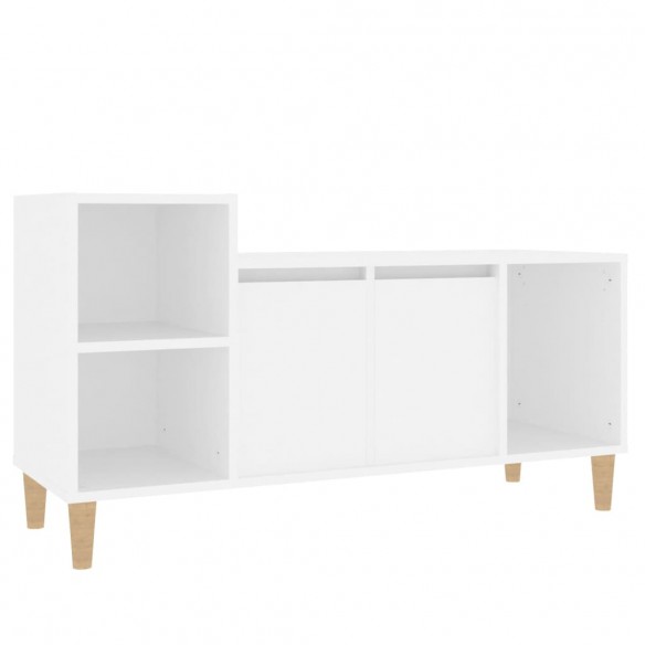 Meuble TV Blanc 100x35x55 cm Bois d'ingénierie