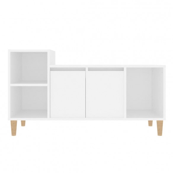 Meuble TV Blanc 100x35x55 cm Bois d'ingénierie