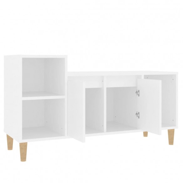 Meuble TV Blanc 100x35x55 cm Bois d'ingénierie