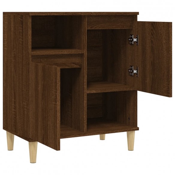 Buffet Chêne marron 60x35x70 cm Bois d'ingénierie