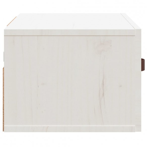 Table de chevet murale Blanc 40x29,5x22 cm