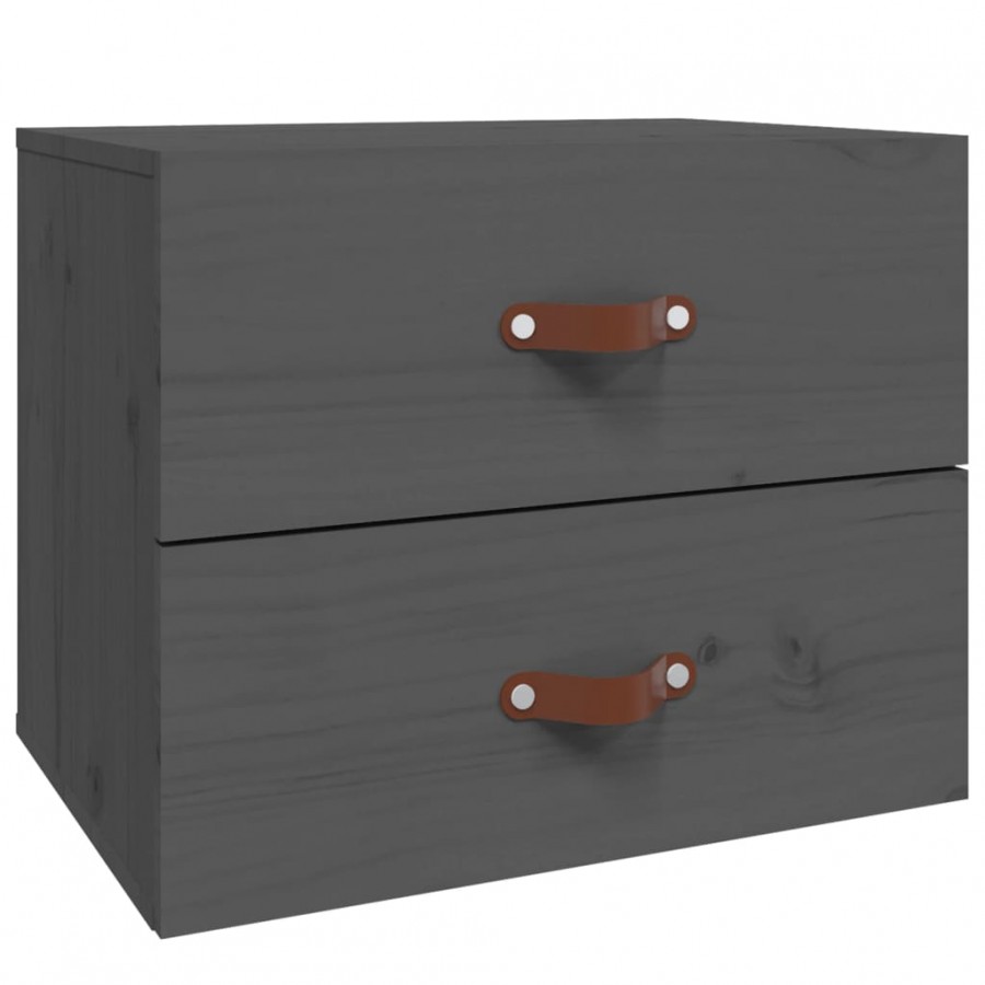 Tables de chevet murales 2 pcs Gris 50x36x40 cm