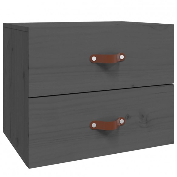 Tables de chevet murales 2 pcs Gris 50x36x40 cm