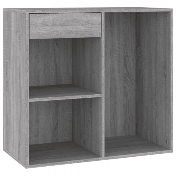 Armoire cosmétique Sonoma gris 80x40x75 cm Bois d'ingénierie