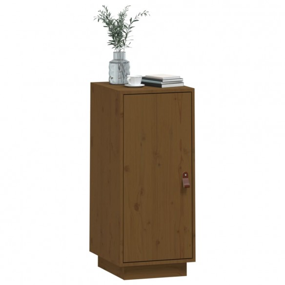 Buffet Marron miel 34x40x75 cm Bois massif de pin