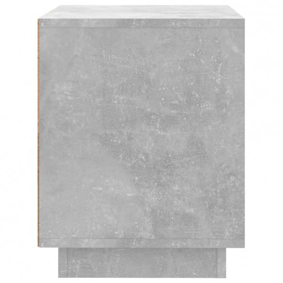 Tables de chevet 2 pcs gris béton 44x35x45 cm bois d'ingénierie