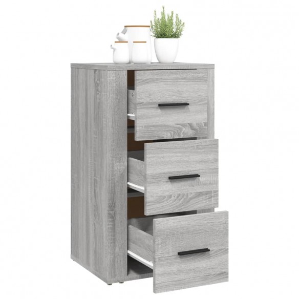 Buffet Sonoma gris 40x33x70 cm Bois d'ingénierie