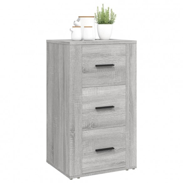 Buffet Sonoma gris 40x33x70 cm Bois d'ingénierie