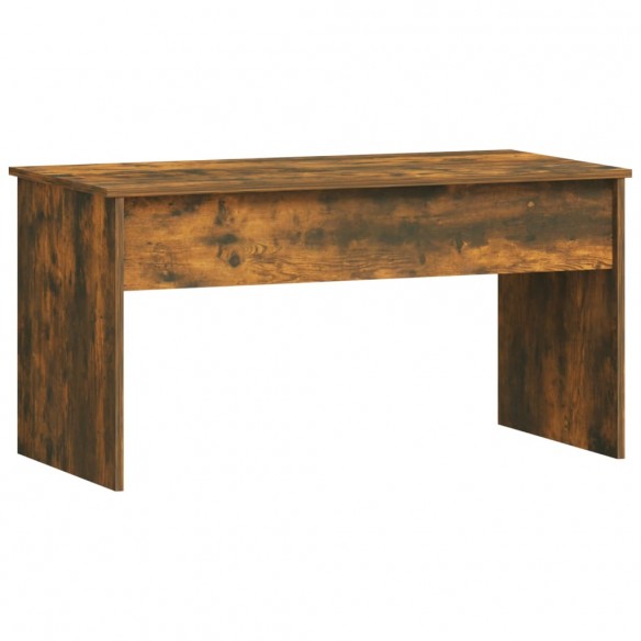 Table basse Chêne fumé 102x50,5x52,5 cm Bois d'ingénierie