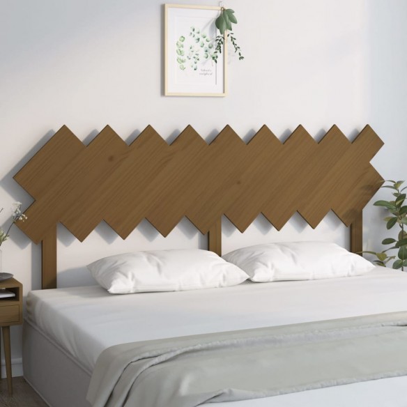 Tête de lit Marron miel 178x3x80,5 cm Bois massif de pin