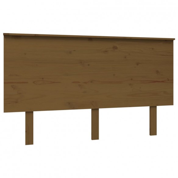 Tête de lit Marron miel 139x6x82,5 cm Bois massif de pin