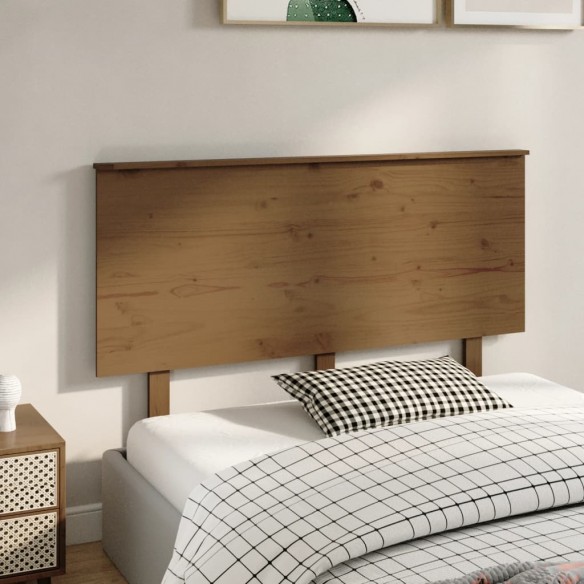 Tête de lit Marron miel 139x6x82,5 cm Bois massif de pin