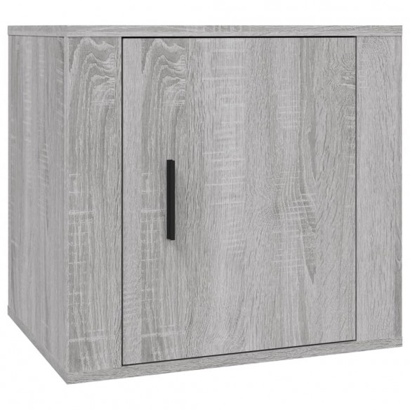 Table de chevet Sonoma gris 50x39x47 cm