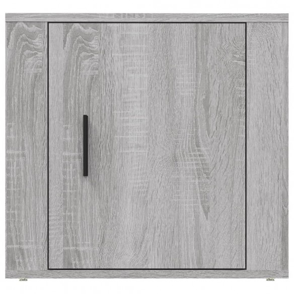 Table de chevet Sonoma gris 50x39x47 cm