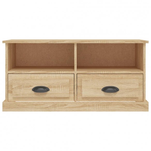 Meuble TV chêne sonoma 93x35,5x45 cm bois d'ingénierie