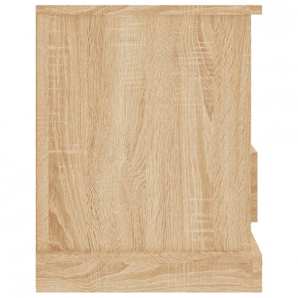 Meuble TV chêne sonoma 93x35,5x45 cm bois d'ingénierie