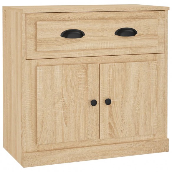 Buffet chêne sonoma 70x35,5x67,5 cm bois d'ingénierie