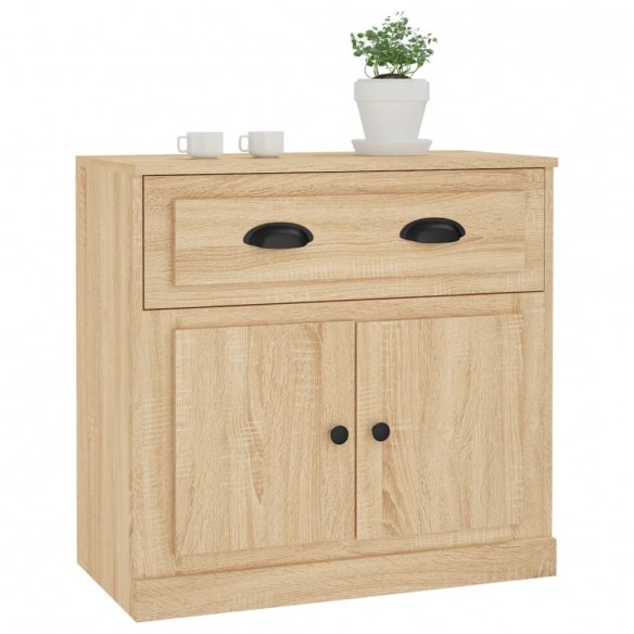 Buffet chêne sonoma 70x35,5x67,5 cm bois d'ingénierie