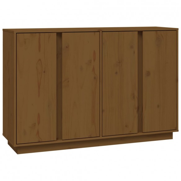 Buffet Marron miel 120x35x80 cm Bois massif de pin