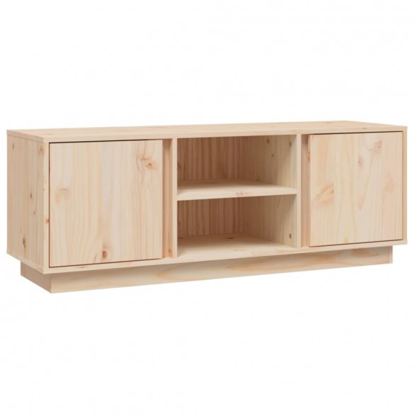 Meuble TV 110x35x40,5 cm Bois de pin massif