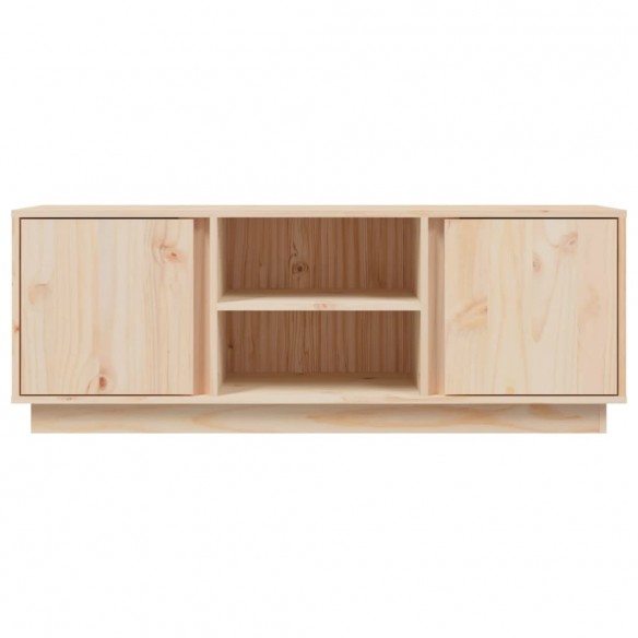 Meuble TV 110x35x40,5 cm Bois de pin massif