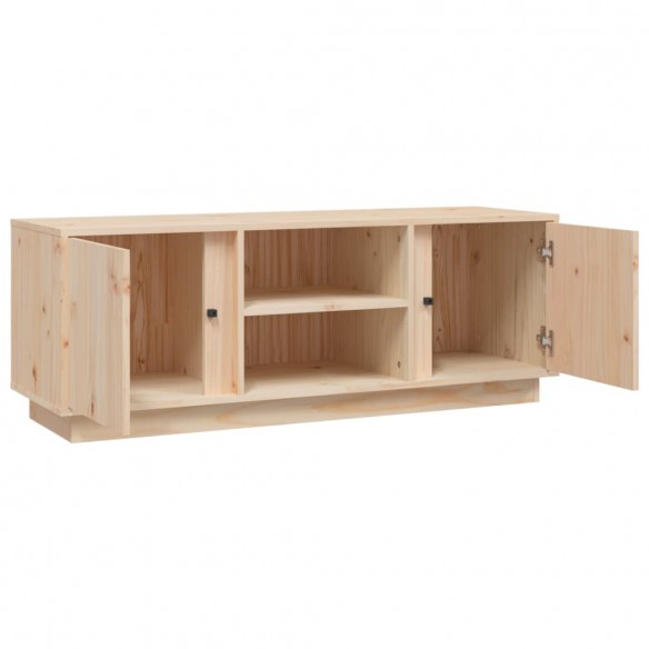 Meuble TV 110x35x40,5 cm Bois de pin massif