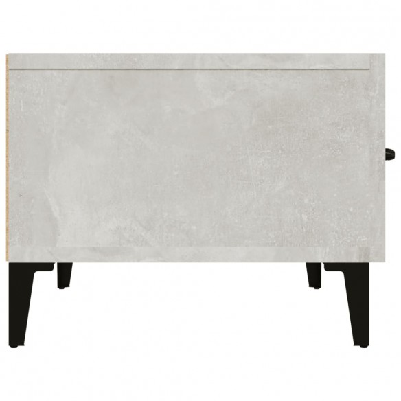 Meuble TV Gris béton 150x34,5x30 cm Bois d'ingénierie