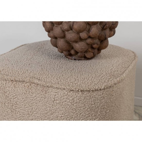 Venture Home Pouf Piff 44x44x41 cm Teddy Beige