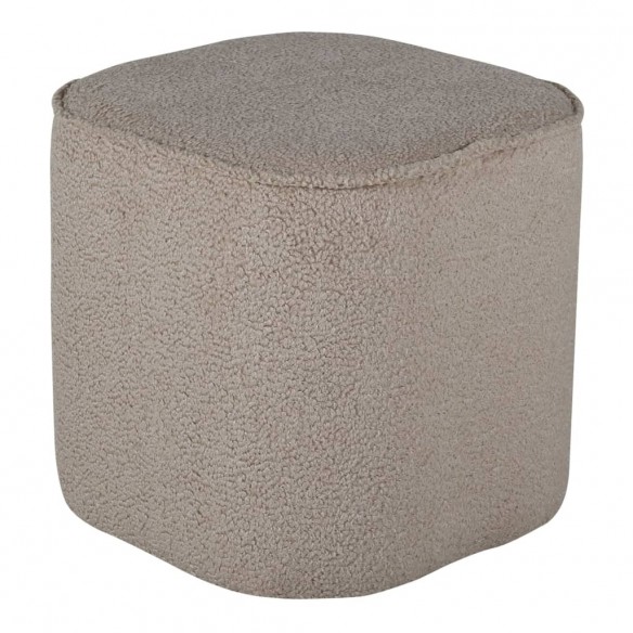 Venture Home Pouf Piff 44x44x41 cm Teddy Beige