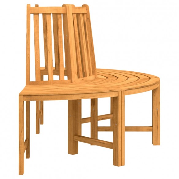 Banc circulaire demi-rond Ø160 cm bois massif de teck