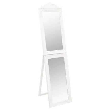 Miroir sur pied Blanc 50x200 cm 2
