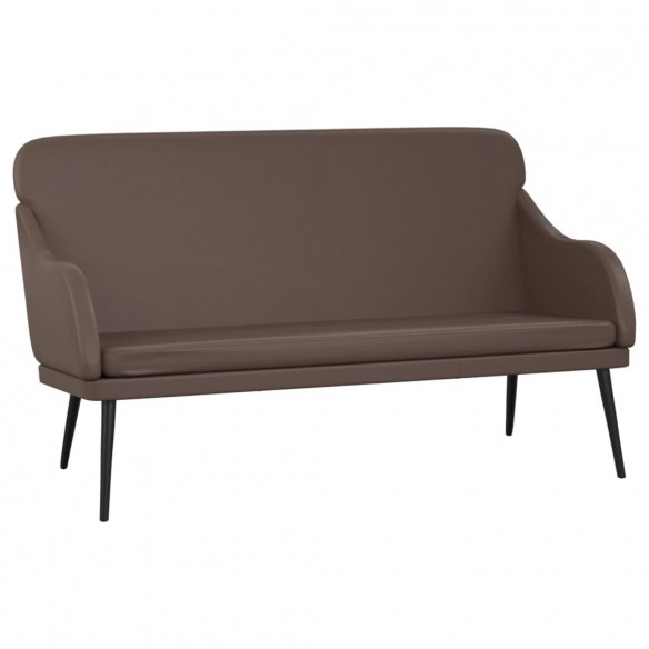 Banc Marron 110x76x80 cm Similicuir