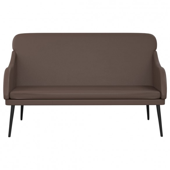 Banc Marron 110x76x80 cm Similicuir