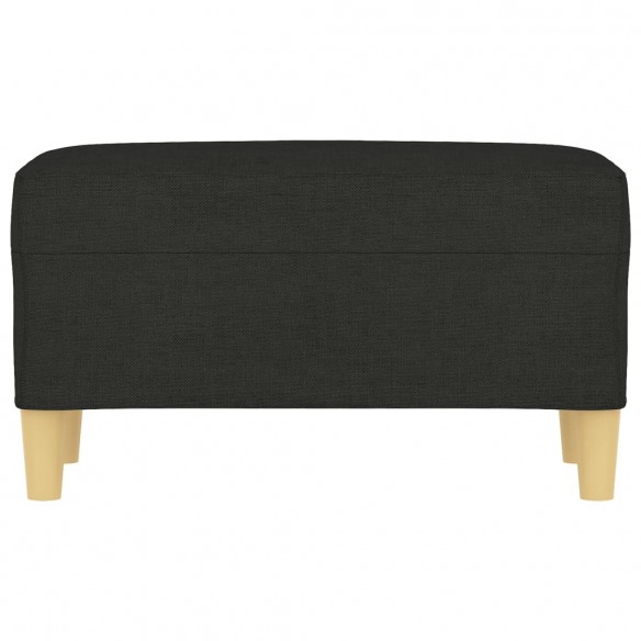 Banc Noir 70x35x41 cm Tissu