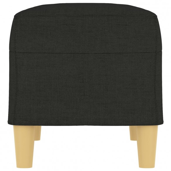 Banc Noir 70x35x41 cm Tissu