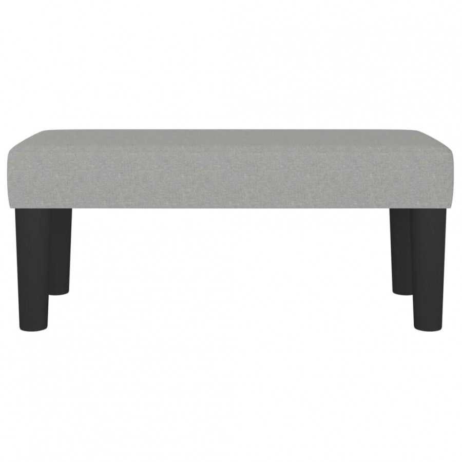 Banc Gris clair 70x30x30 cm Tissu