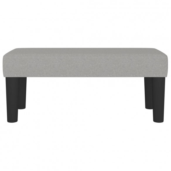 Banc Gris clair 70x30x30 cm Tissu