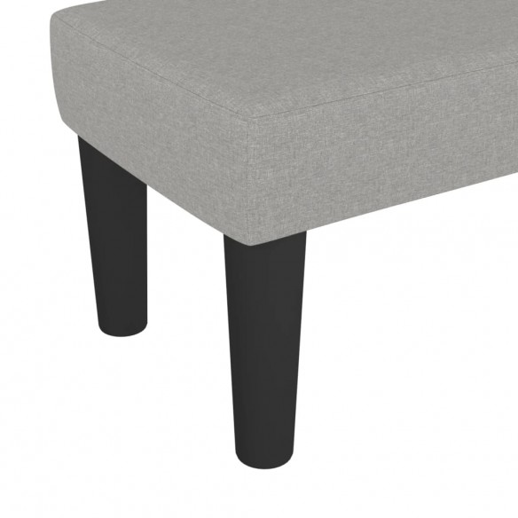 Banc Gris clair 70x30x30 cm Tissu