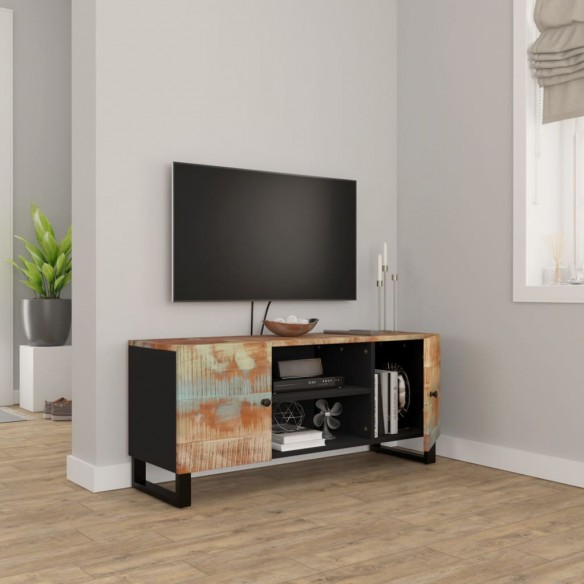 Meuble TV 105x33x46 cm Bois massif de récupération