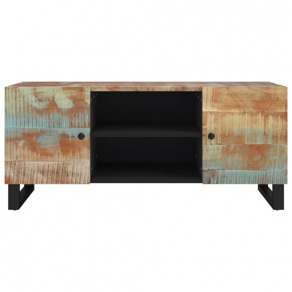 Meuble TV 105x33x46 cm Bois massif de récupération